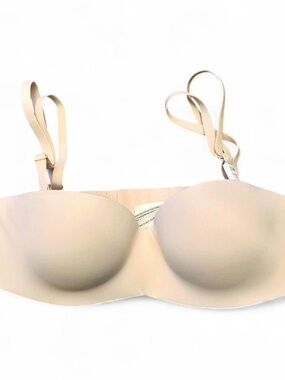NWT Victoria's Secret PINK Strapless Push-Up Bra Nude 32A
